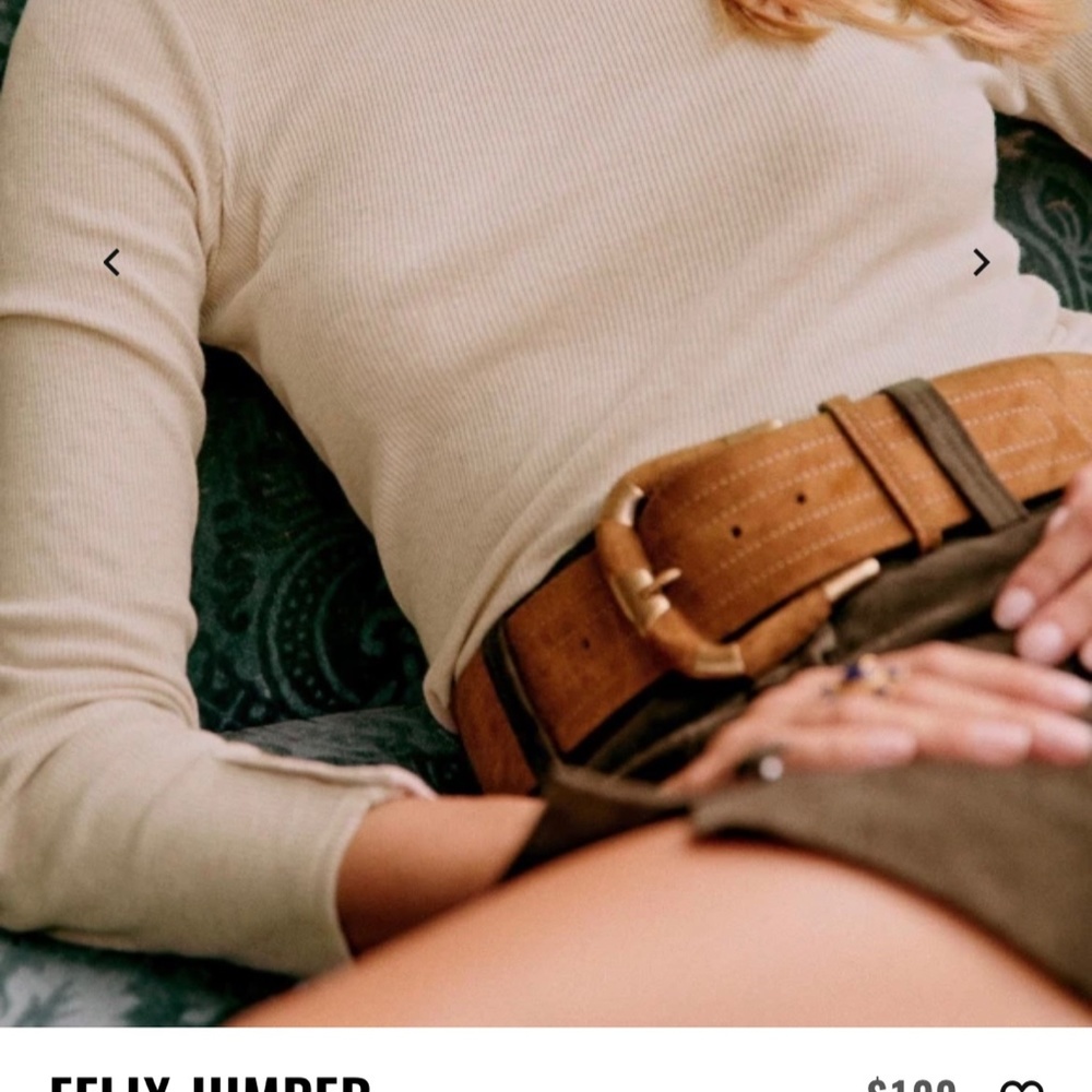 ISO Sezane Felix Mottled Beige XS or S - Picture 4 of 4